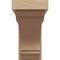 Ekena Millwork 6"W x 18"D x 12"H Classic Warren Rough Cedar Woodgrain TimberThane Corbel, Primed Tan CORUR06X18X12WARRCPR - alternate 4